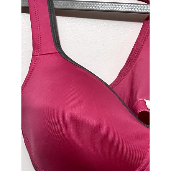 Lily of France Pink Activewear Sports bra Size 38c NWT - Picture 2 of 7